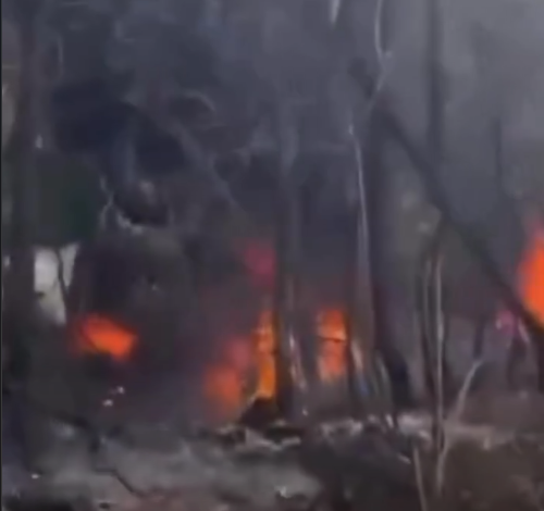 Motorista sai ileso após incêndio destruir carreta em Mato Grosso