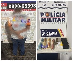Mulher presa por tráfico de drogas em Paranatinga
