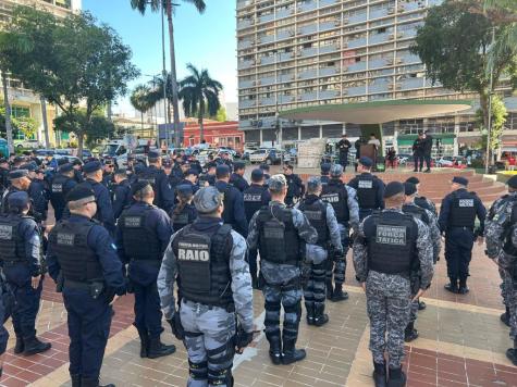 Operação Centro Seguro mobiliza policiais em Cuiabá e MT