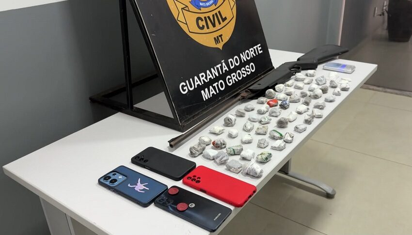 Operação policial apreende entorpecentes em Guarantã do Norte