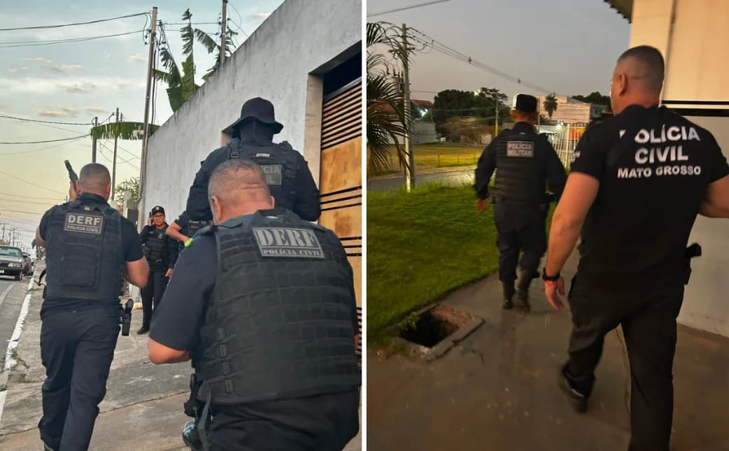 Operação prende filho de PM por roubos a vítimas em Cuiabá