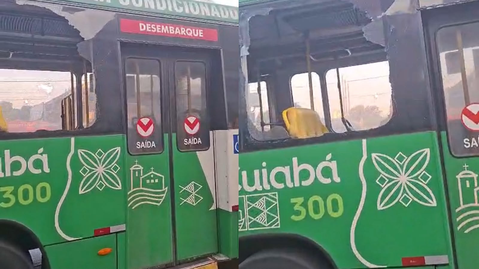 Pane elétrica em ônibus causa pânico e fuga de passageiros em MT