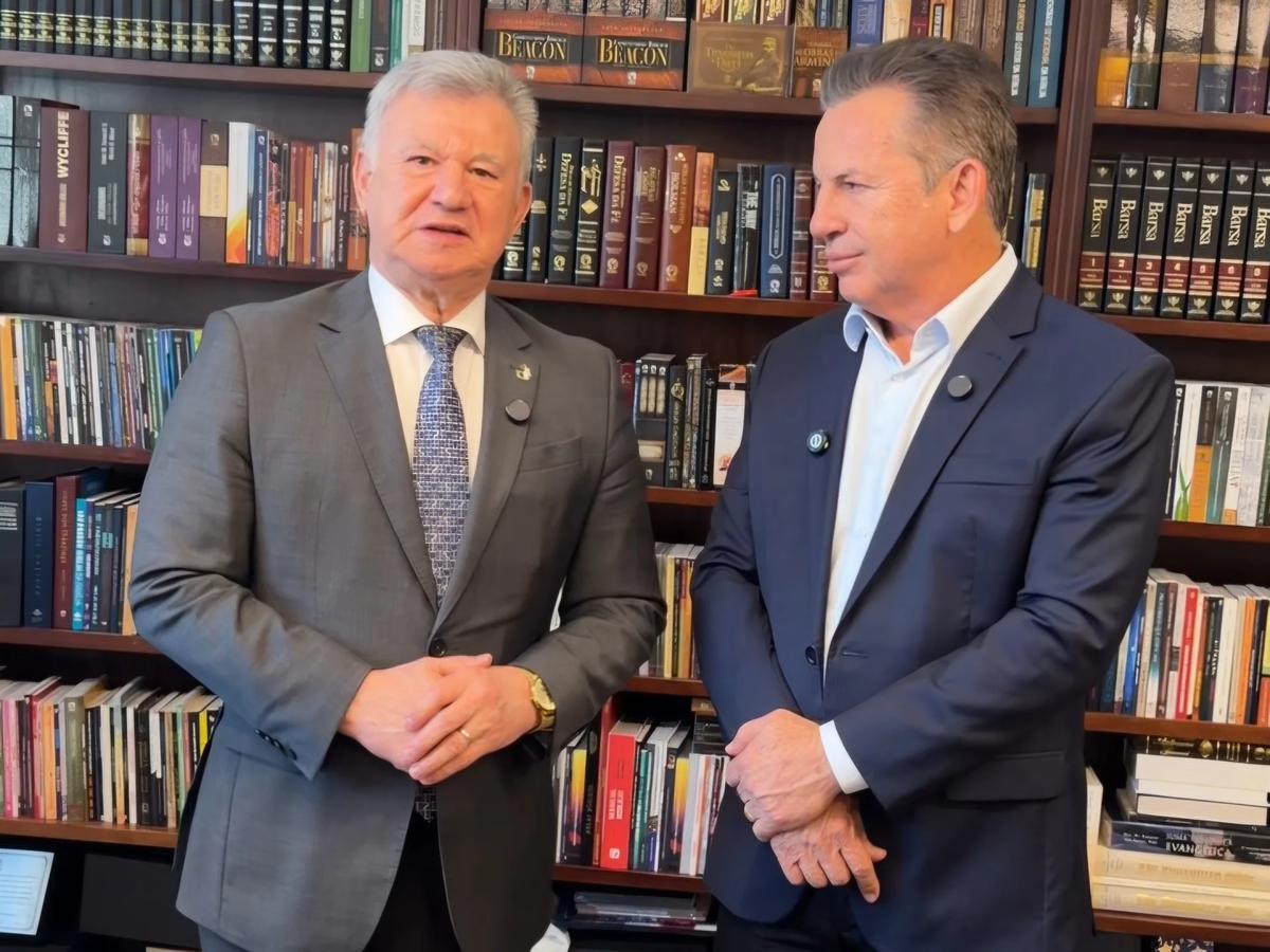 Pastor José Wellington apoia Mauro Mendes ao Senado em MT