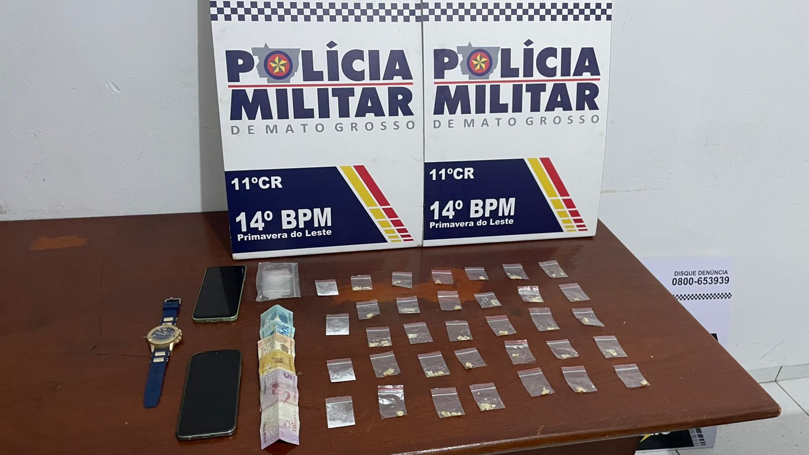 PM apreende adolescentes por tráfico em Primavera do Leste