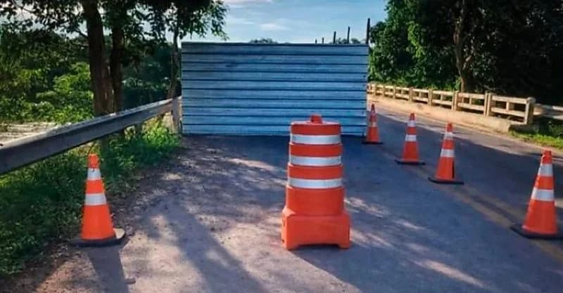 Ponte na MT-010 sobre o Rio Cuiabá será bloqueada em Rosário Oeste
