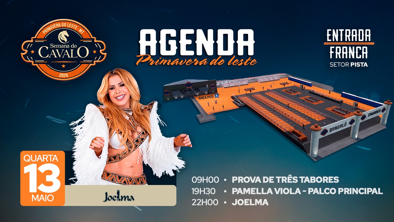 Primavera do Leste celebra 40 anos com Joelma e festa gratuita