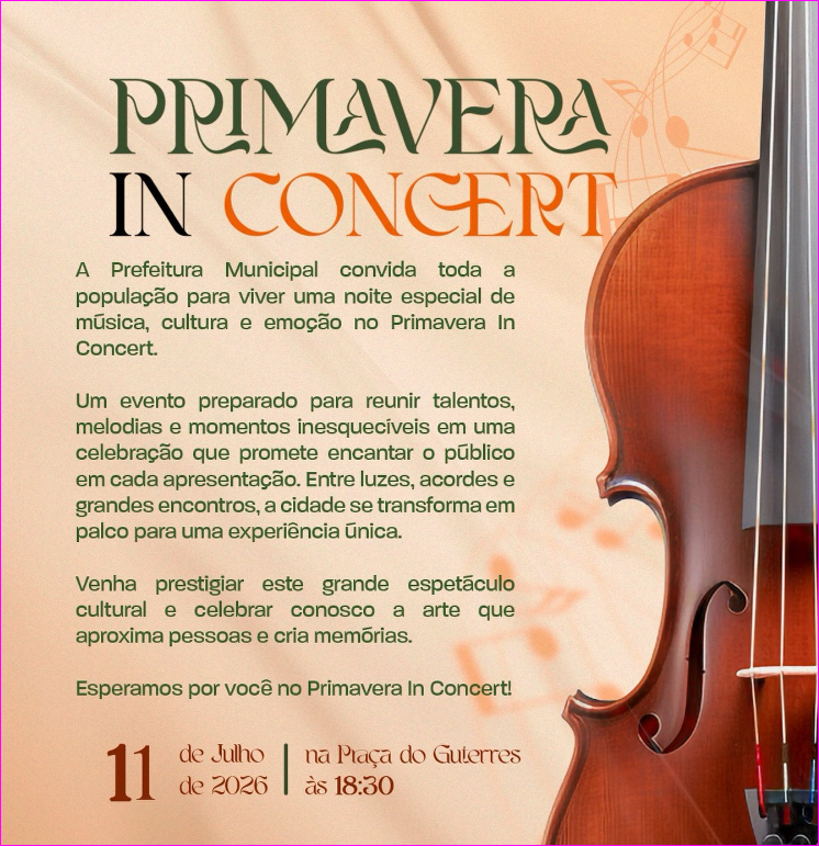 Primavera In Concert promete emocionar público em Primavera