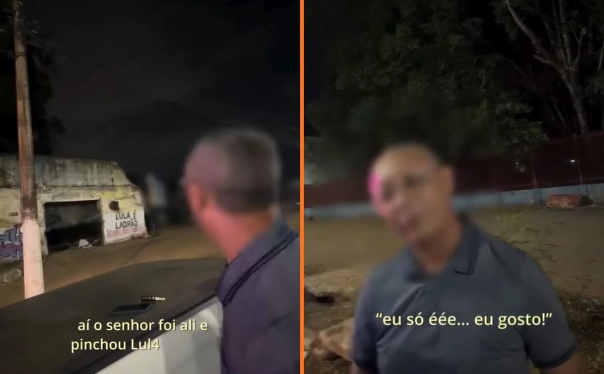 Professor é flagrado alterando pichação em Várzea Grande