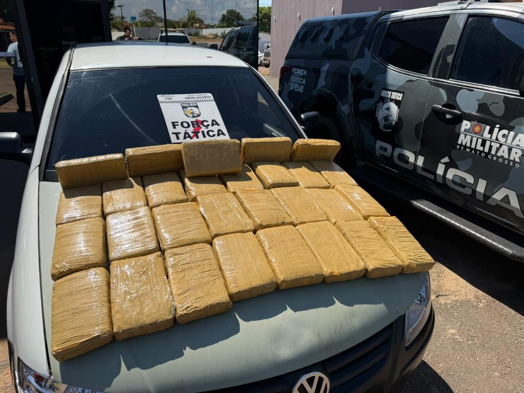 Quatro homens são presos com 31 kg de maconha em Pontes e Lacerda