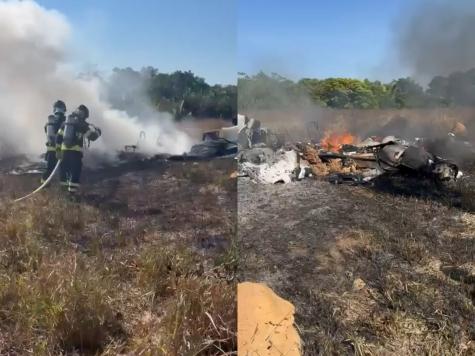 Queda de avião deixa três mortos na zona rural de Água Boa MT