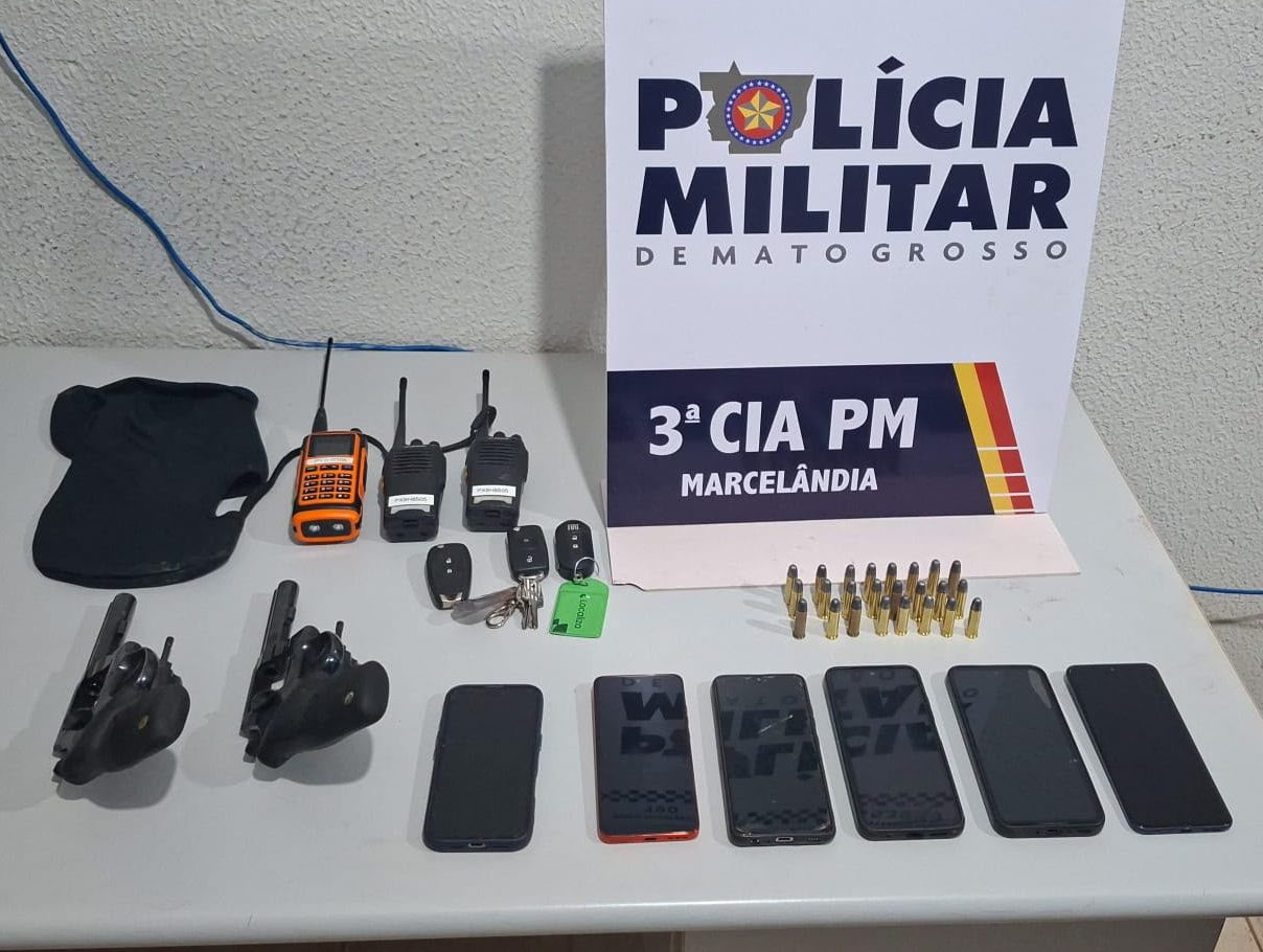 Seguranças armados são levados à delegacia em MT