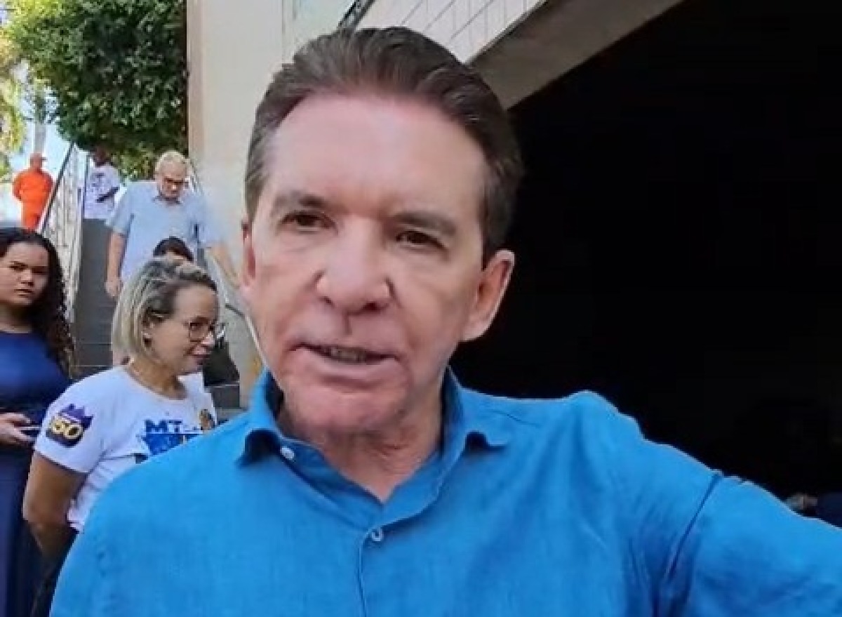 Sérgio Ricardo vota em MT e destaca alta adesão de idosos
