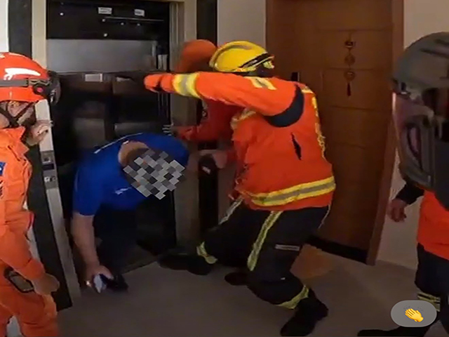 Sorriso: Bombeiros resgatam pessoas presas em elevador após queda de energia