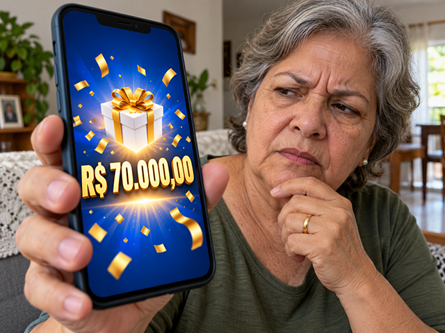 Sorriso: mulher evita golpe de R$ 70 mil ao checar conta