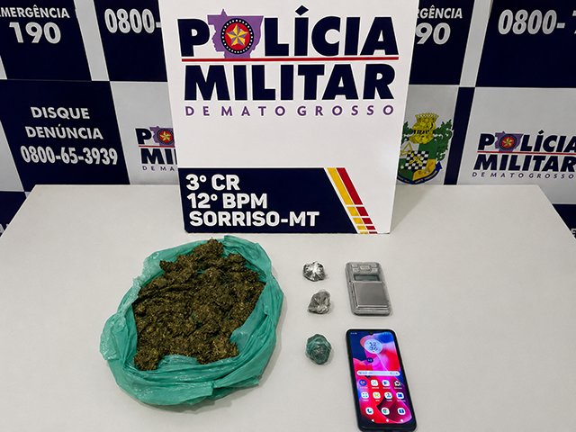 Suposto 'lojista' do CV é preso com drogas em Sorriso