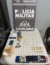 Suspeito de 22 anos é preso por tráfico de drogas em Nova Mutum MT