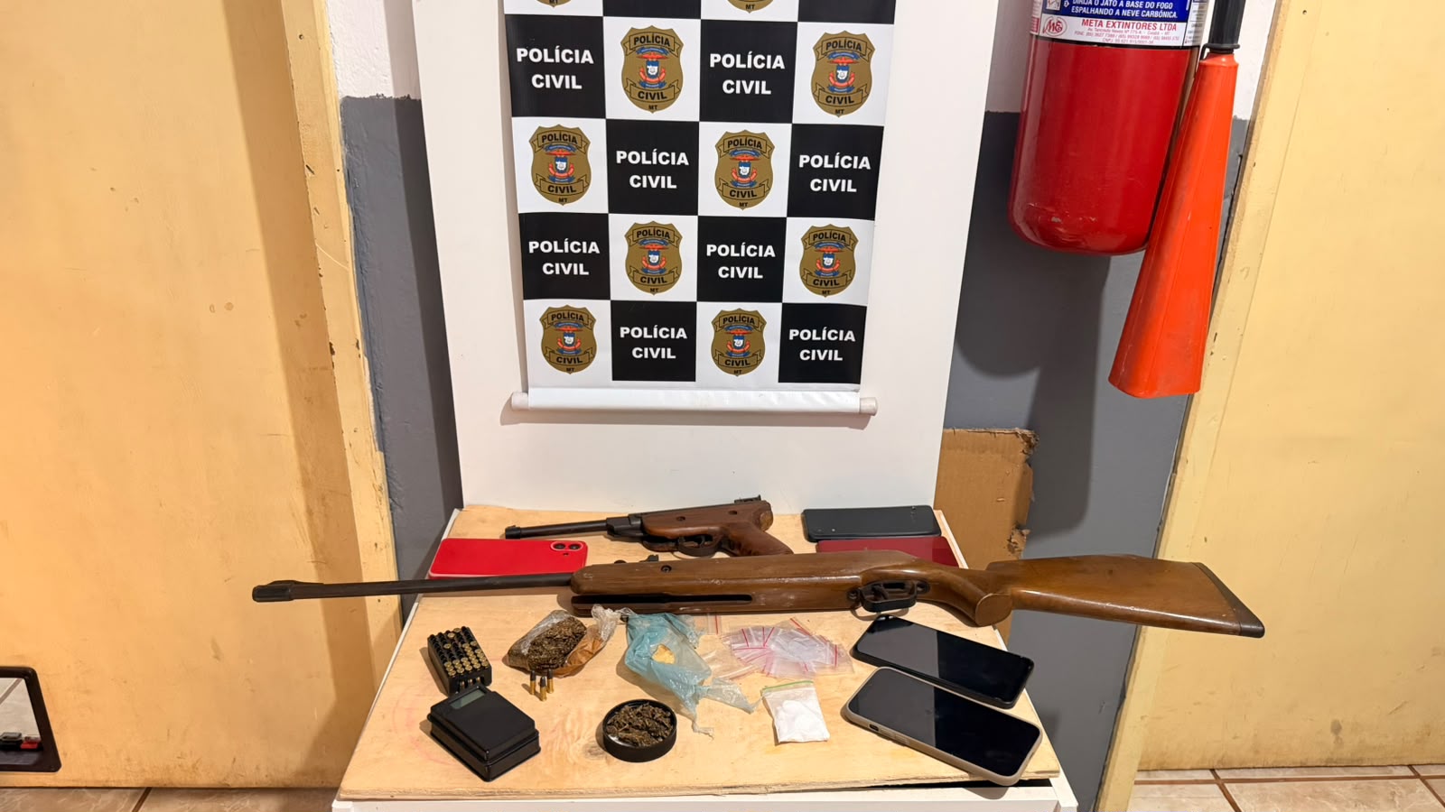Suspeito preso por tráfico e porte de armas em Canarana, MT