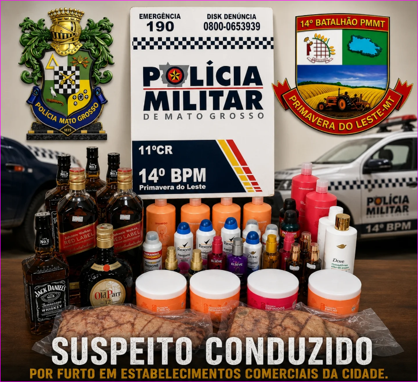 Suspeitos por furto e receptação são detidos em Primavera