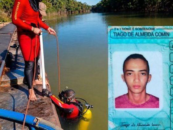 Trabalhador afundado em balsa é achado morto em Mato Grosso
