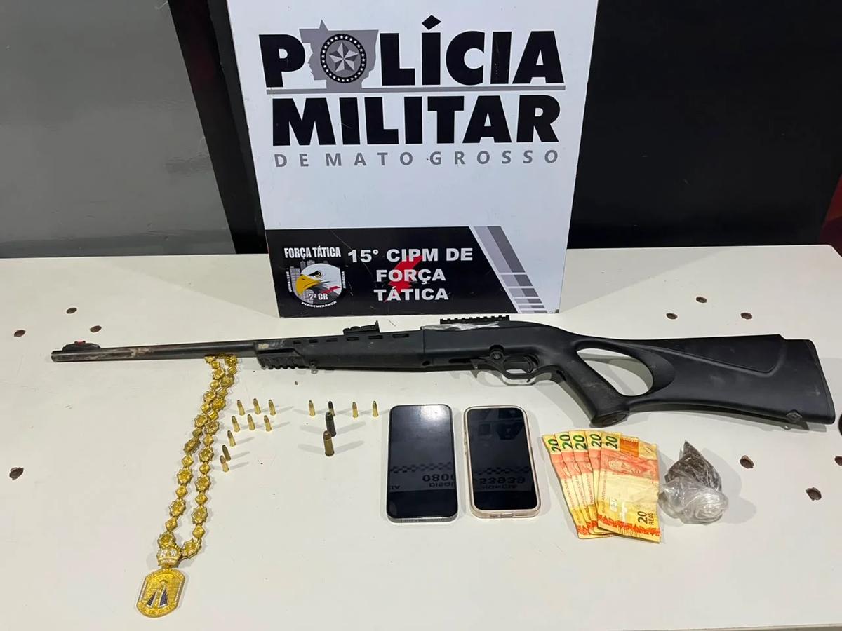 Trabalhador de mineradora é preso após ameaçar colegas armado em MT