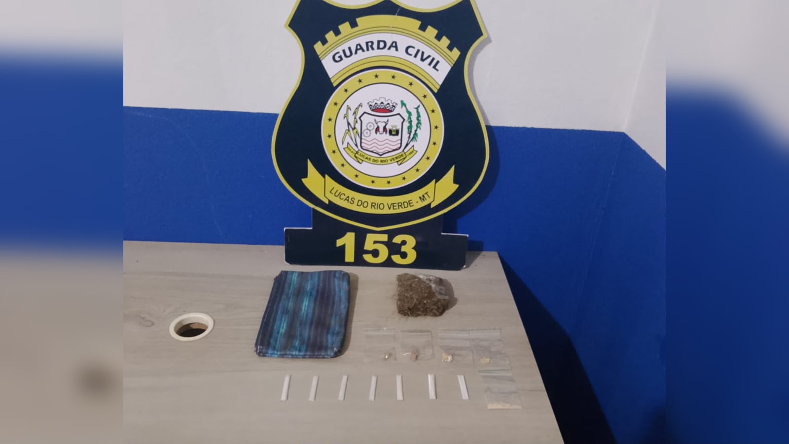 Tráfico de drogas é desarticulado pela Guarda em Lucas do Rio Verde