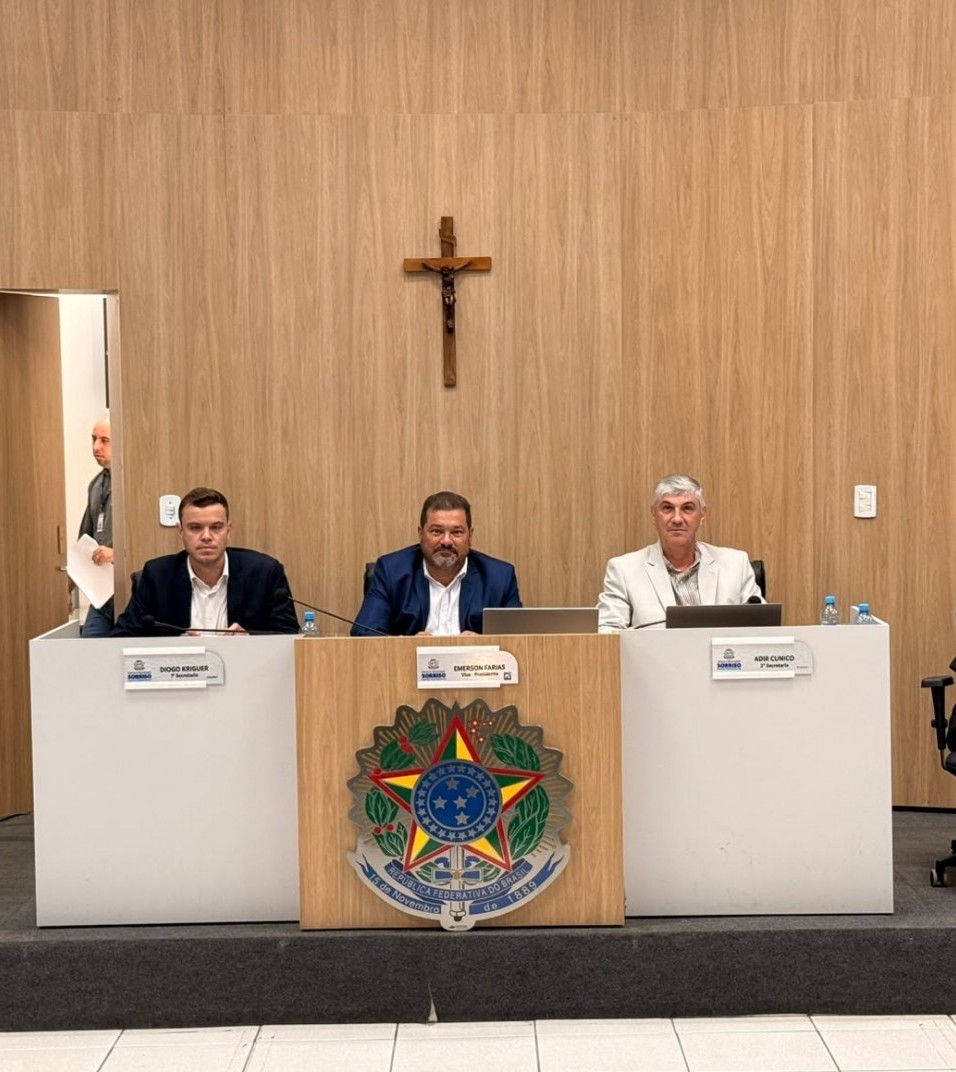 Vereadores debatem 26 proposituras em sessão em Sorriso