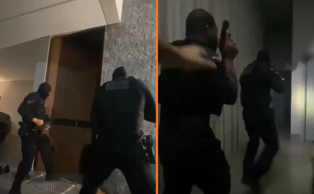 Vídeo mostra invasão da GCCO a casa de suspeito em Várzea Grande